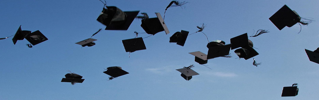 Graduation Hats in the Sky