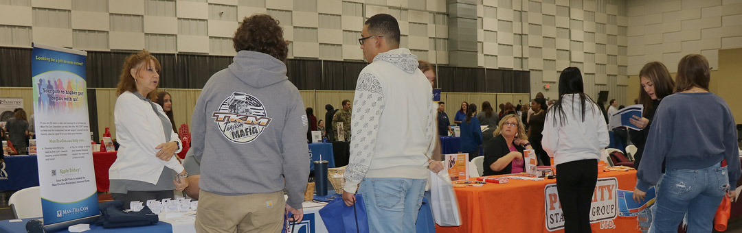 Man-Tra-Con Corporation participates in ROE 21 Career Fair at the Pavilion in Marion.