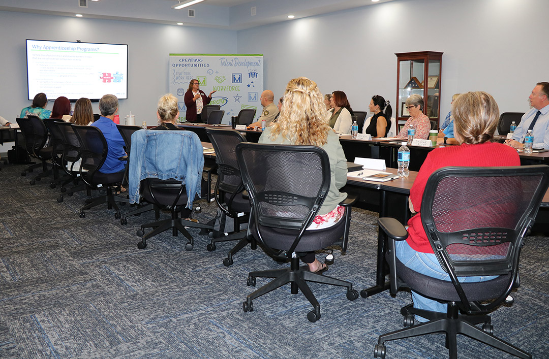 Left to right: Brian Ellis, Reba Utley, Alan Doty, Jo Dene Kern, Frances Robbins, Dana Marlow, Erica Travelstead, Julio Rodriguez, Kenea Lee, Stephanie Robinson, Greg Bouhl, Teresa Odum, Amy Blocker, Logan Ridings, Gretchen James, Karla Tabing, Debbie Kee, Emily Perks, and Abby Russell.