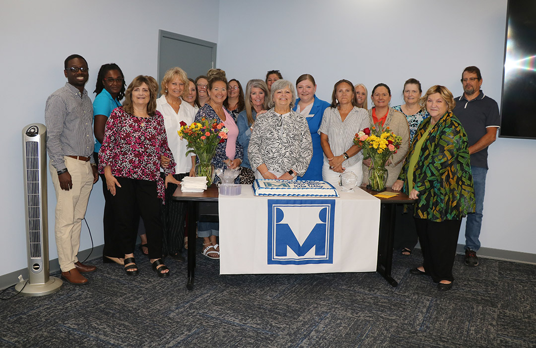 Left to right: Brian Ellis, Reba Utley, Alan Doty, Jo Dene Kern, Frances Robbins, Dana Marlow, Erica Travelstead, Julio Rodriguez, Kenea Lee, Stephanie Robinson, Greg Bouhl, Teresa Odum, Amy Blocker, Logan Ridings, Gretchen James, Karla Tabing, Debbie Kee, Emily Perks, and Abby Russell.