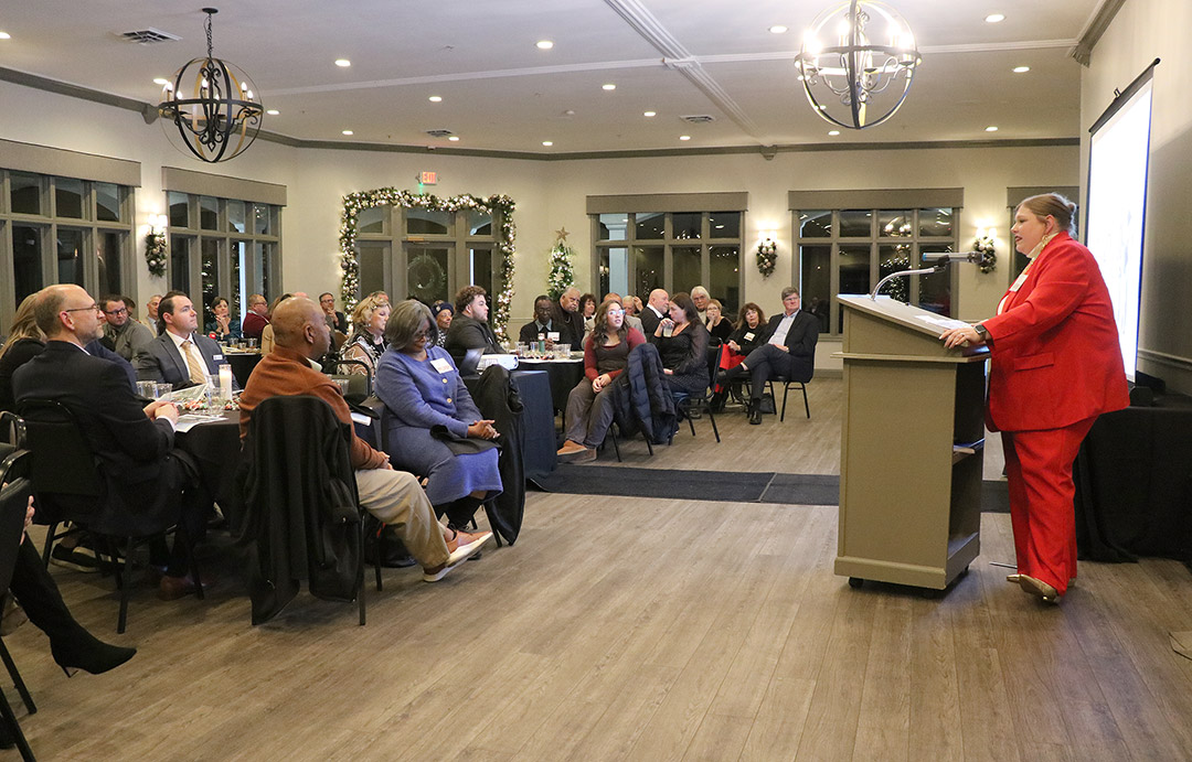 SIWDB Chair Terance Henry honors SIWDB members who have given many years of dedicated service to the board.