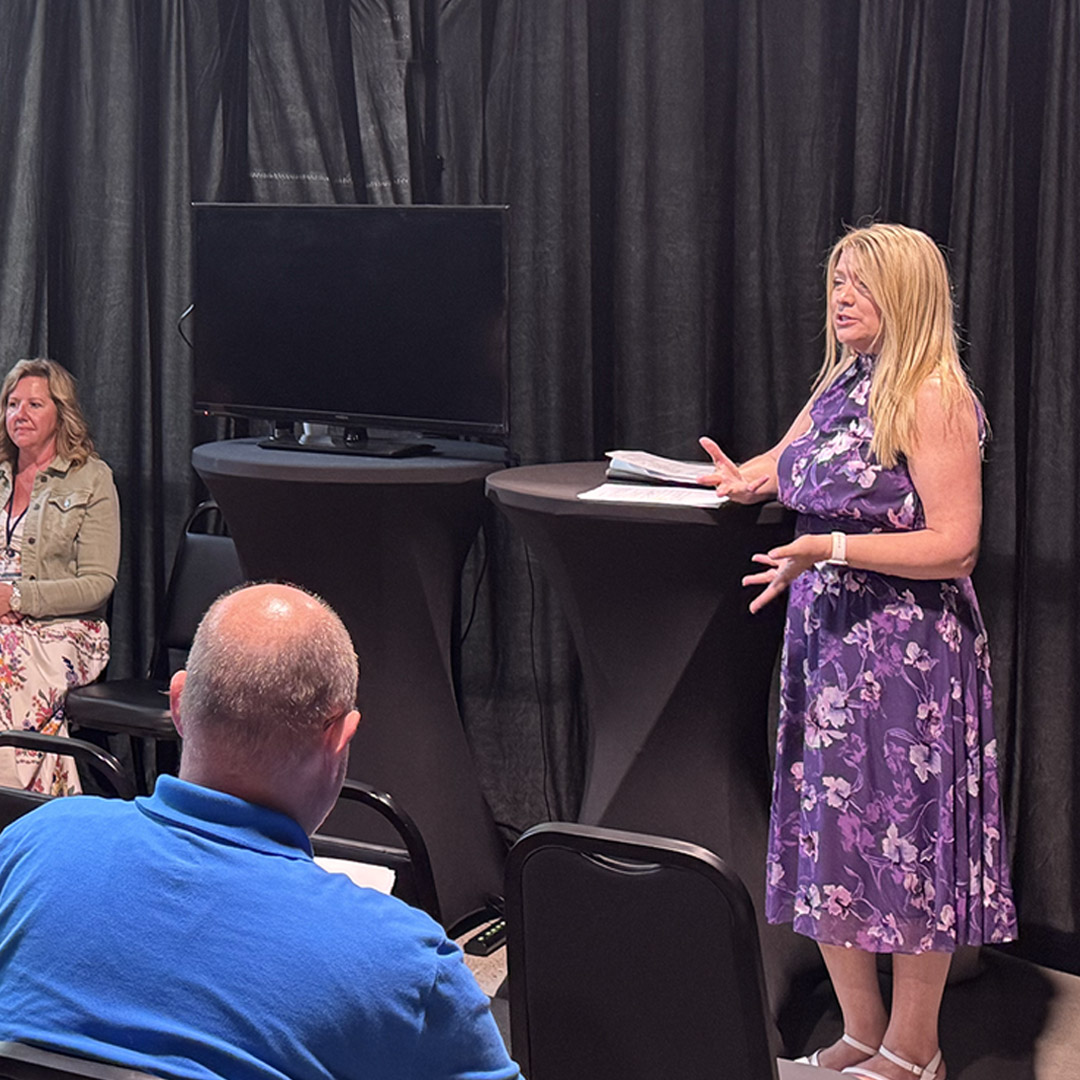 Employer Services Coordinator Abby Russell presented during "The Workforce Equation: Challenges, Gaps & Game Changing Opportunities" break-out session.