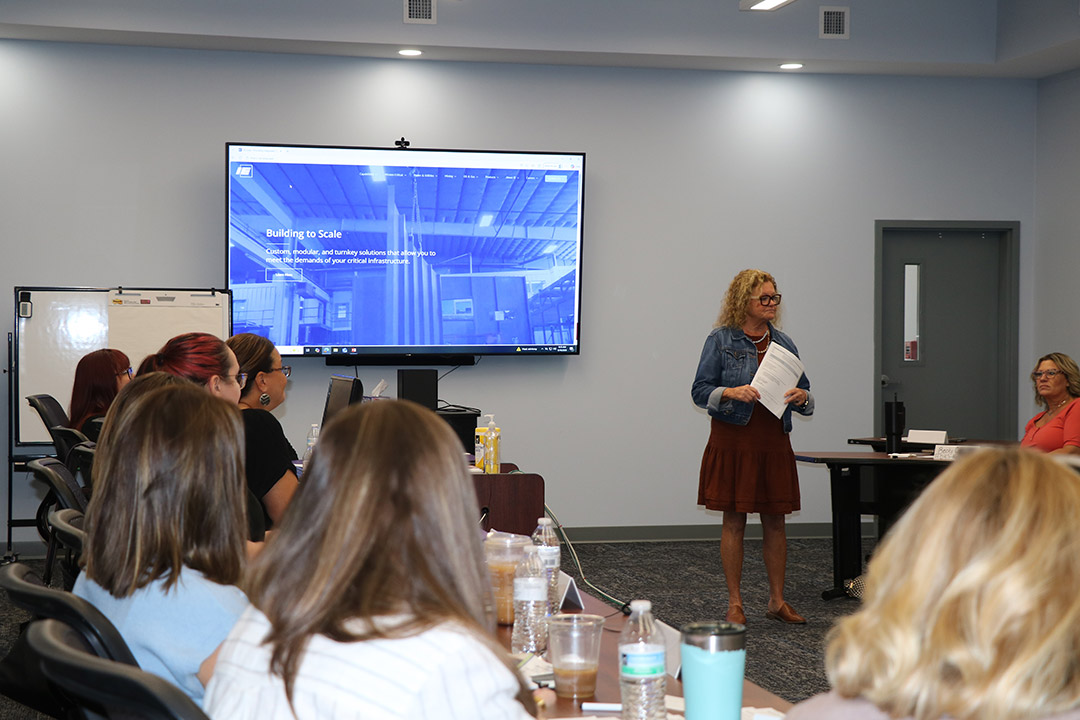 Brenda Malone, HR Recruiter from Intermountain Electronics, Inc., explains the details of developing an apprenticeship program.