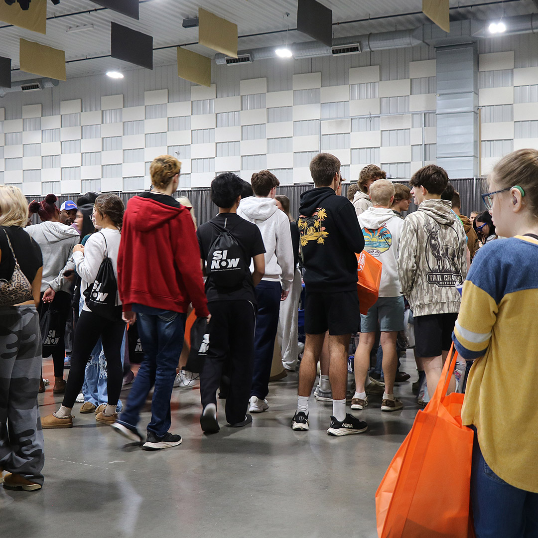 Students were able to meet with over 120 registered employers at the career fair.